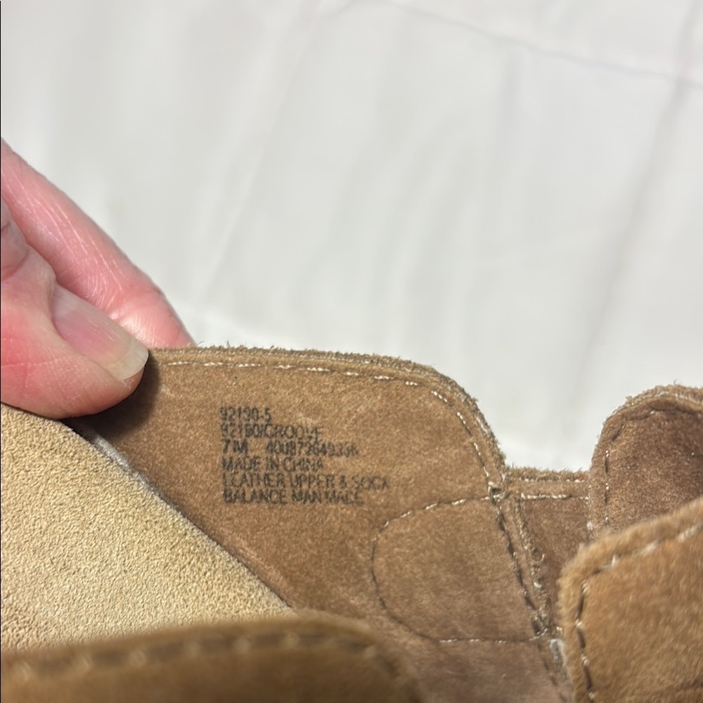 Sonoma Goods For Life® Waterford Tan Suede Clogs - Picture 7 of 9